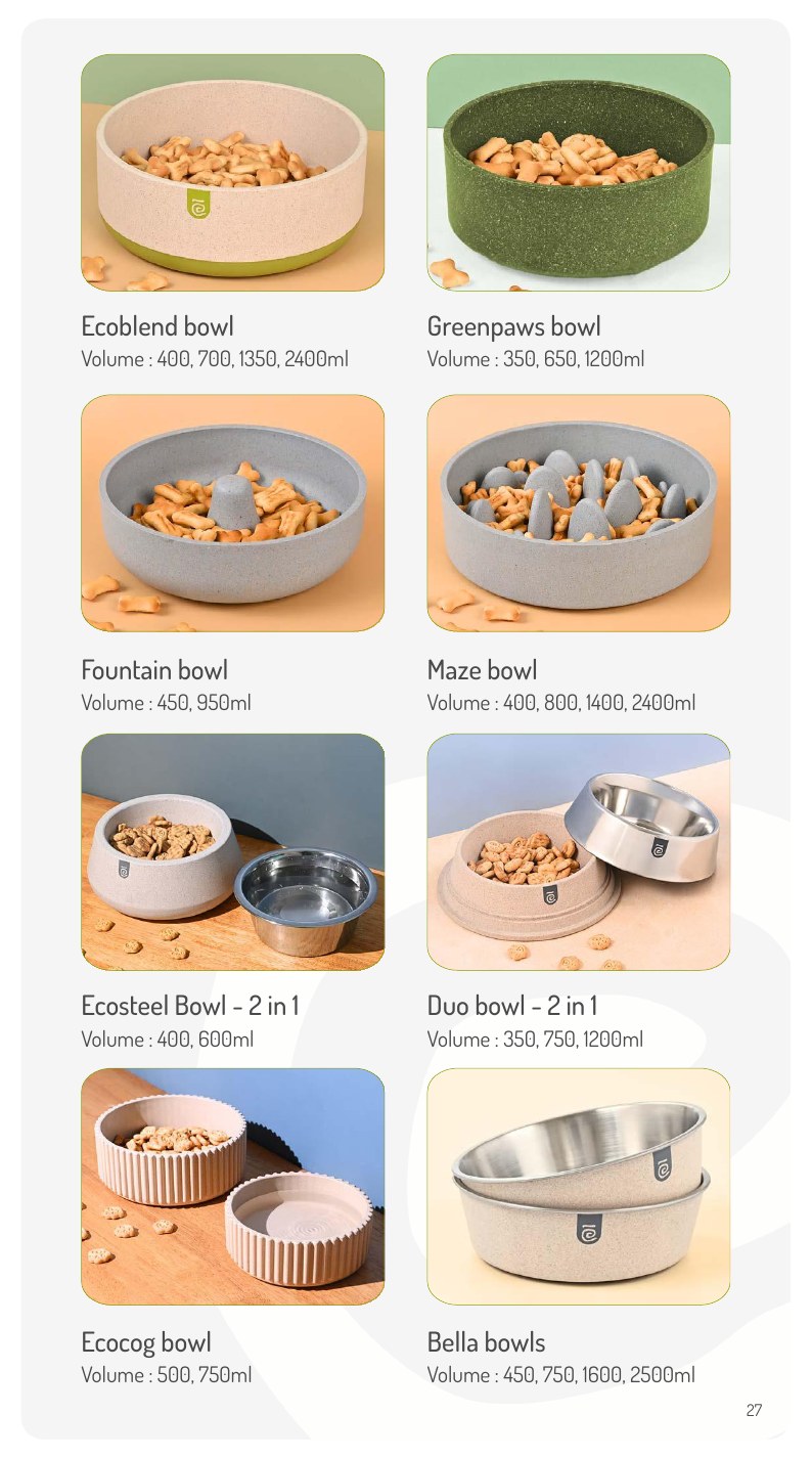 Green Paws Pet Bowl