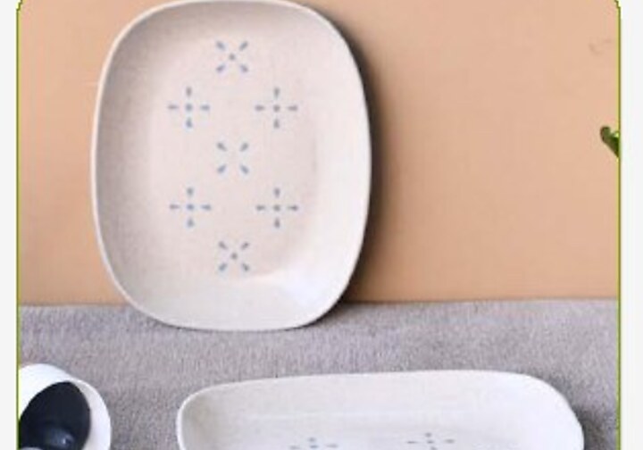 Dual Colour Snack Plate